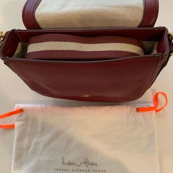 India Hicks Cartridge Bag - Merlot - Picture 3 of 10